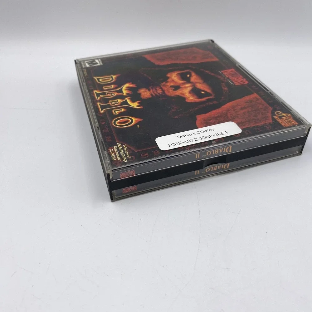 Vintage Diablo II PC‎ Mac CD-ROM 3 Disc Set Blizzard Jewel Case v1.03